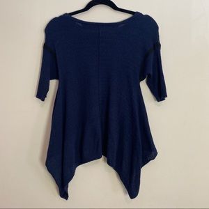 HiLo Navy Top